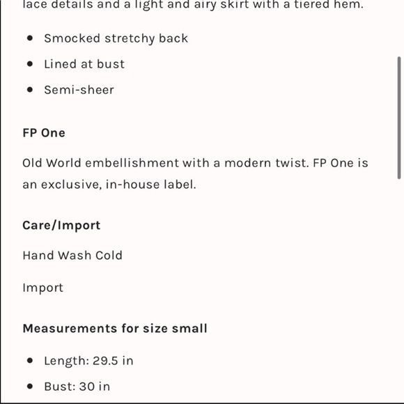 Free People FP ONE Adella Boho Crocheted Slip Dress in Black Made in India - S - Picture 4 of 8